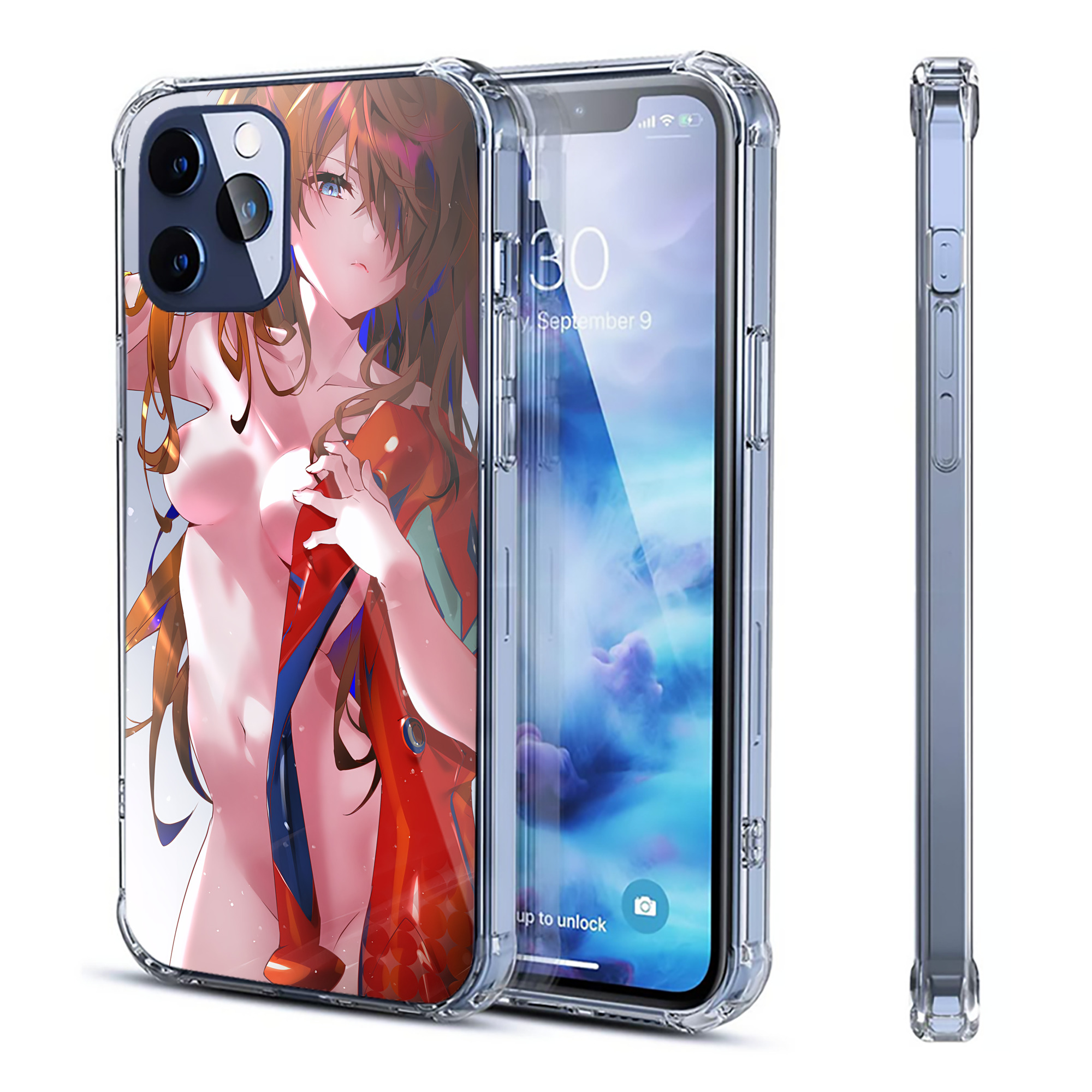 （画像用） EVA 新世紀エヴァンゲリオン 【iPhone 12シリーズ対応】透明スマホケース（クリアソフトケース）